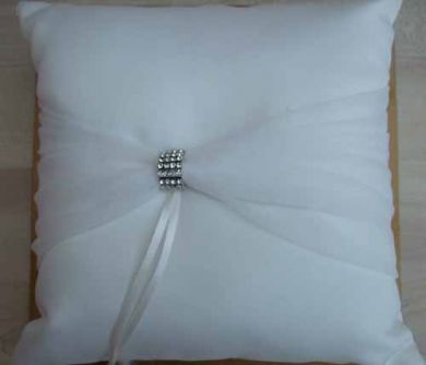 Ivory Ring Pillow by Amouoreux Wedding Collection.