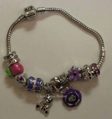 Trevi Trieste Silver Bead Bracelet.