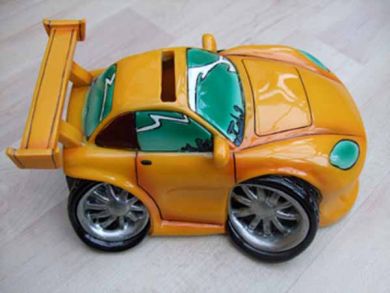 Boy Racer Sports Car Money Box