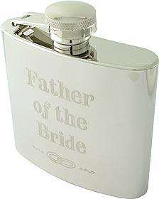 Father of the Bride Hip Flask