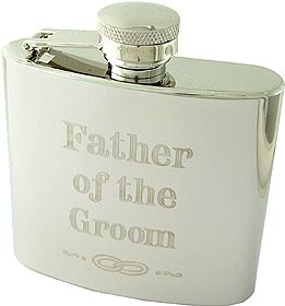 Father of the Groom Hip Flask
