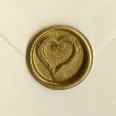 Gold Wax Envelope Seal