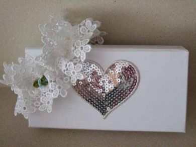 Sequin Heart Garter.