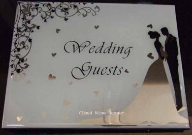 Sparkle Wedding Guest Book.