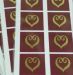 Burgundy Heart Seal