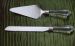 Crystal Style Handled Cake Knife & Server.