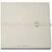 Classic Cream Wedding Guest Book.