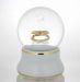 Glass Dancing Couple in Gold Rings