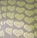 Gold Lacey Heart Envelope Seals