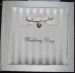 Wedding Day Ivory Silk Fabric Album.