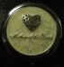 Diamante Heart Compact Mirror