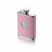 Pink Diamante Heart Hip Flask