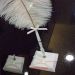 White Feather Plume Pen Set.