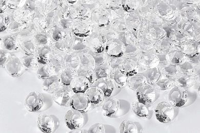 Medium Clear Wedding Table Diamantes.