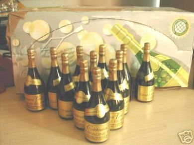 36 Wedding Champagne Bottle Bubbles.