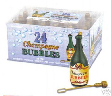 24 Champagne Wedding Bubbles